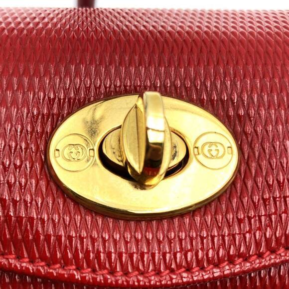 GUCCI Red Leather Bag - Picture 12 of 13